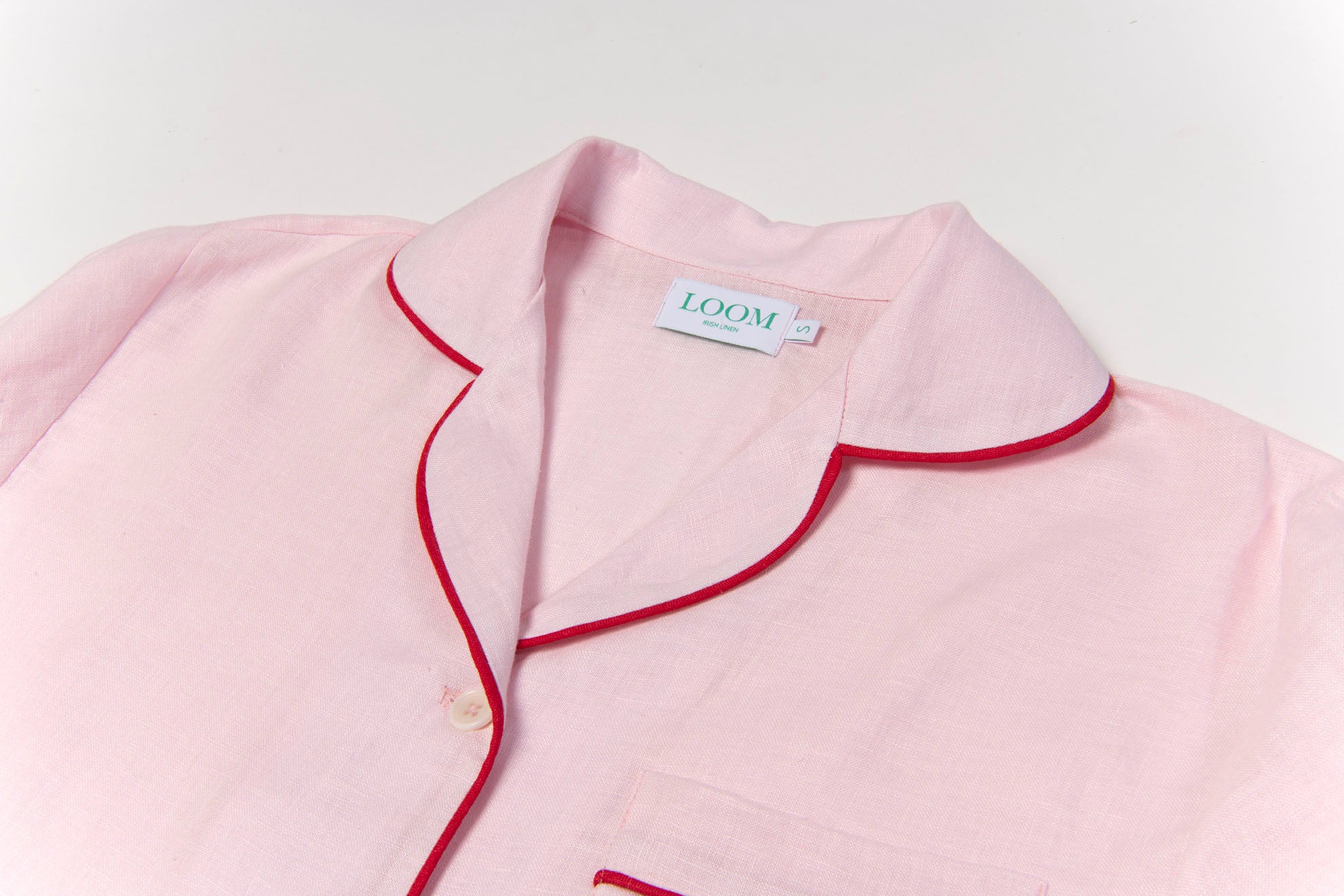 Pale Pink Linen Pyjama Set – Loom Irish Linen